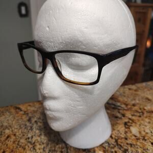 Timex Eyeglasses Frames Only L041 Hat Rectangular Mens 56mm Acetate Classic